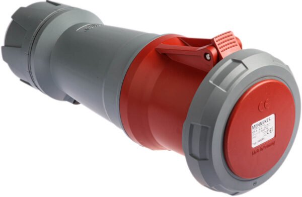 Priz, Priz, 3P+N+E, 415 V, 125A, Kablo Ucuna Monte, Kırmızı, IP67, PowerTOP Plus Serisi